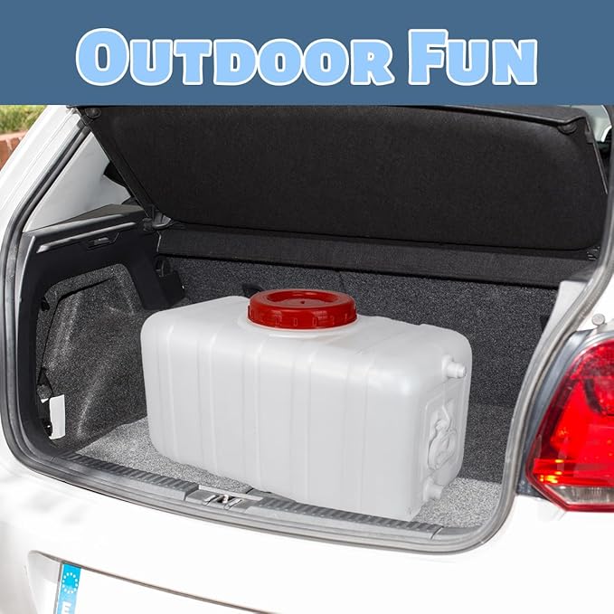13.2 Gallon Potable Water Storage Containers Long Term,Water Tank with Spout Kit,Portable Water Storage Barrel for Outdoor Camping,Picnicking, RV and Household Water Use