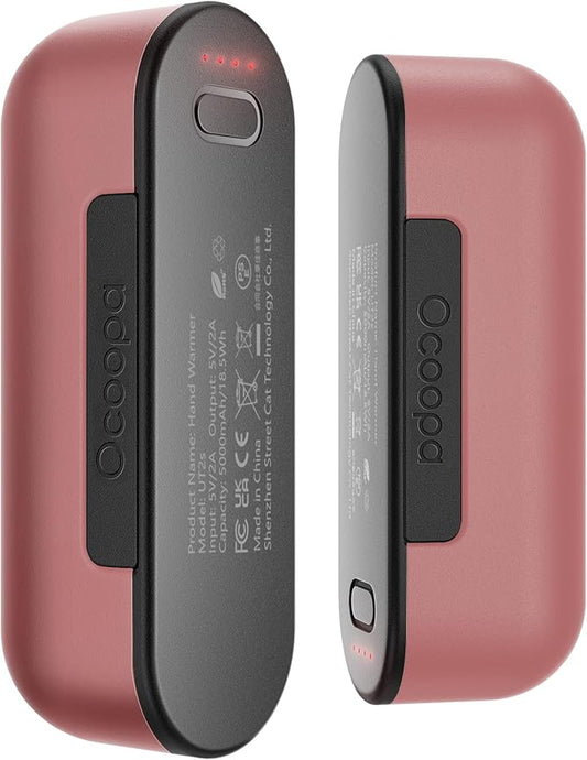 OCOOPA Hand Warmers Rechargeable 2 Pack, Magnetic Electric Handwarmer, 4 Levels Heat Up to 136℉, USB-C Portable Charger 10000mAh, Raynauds, Golf, Tech Gifts for Men, UT2s(MagTwins)