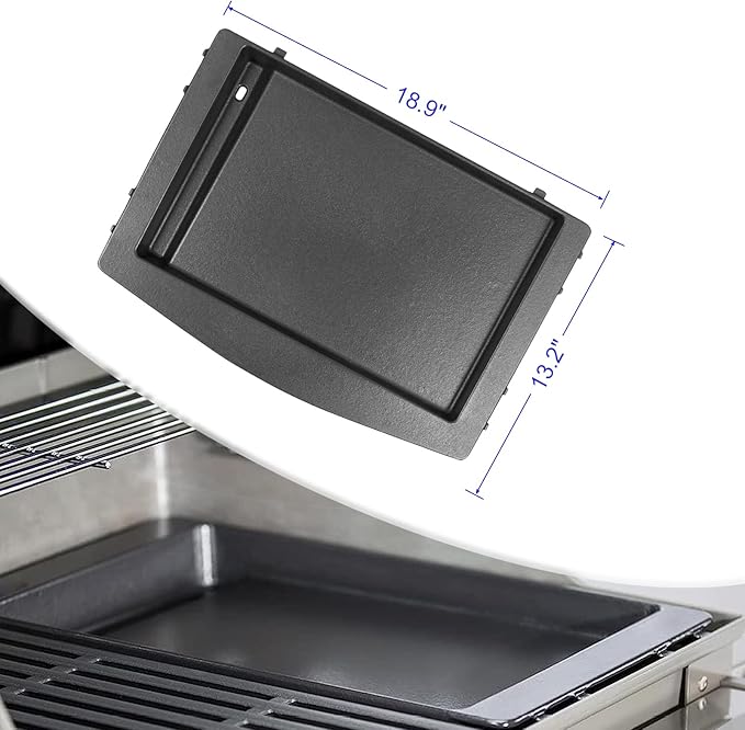 Grill Griddle for Weber Genesis II 300 Series II E 310, II S-310, II E-315, II E-335, II S-335, II SE-335, II LX S-340, Genesis II E-610, II LX E-640, Genesis 2 Cast Iron Grill Parts for Weber 7599