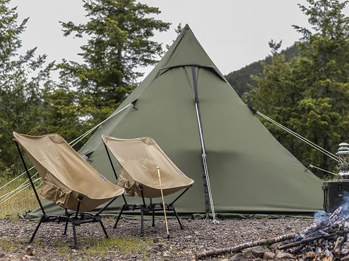 Sugoi Chair - A Portable Camping and Backpacking Chair - Adjustable to The Ideal Height and Seating - Angle for Any Outdoor Activity - Tan