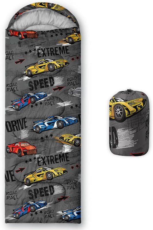 Print sleeping bag,sleeping bags,Outdoor Camping Sleeping Bag,Suitable For Children Boys And Girls Portable,Waterproof,Compact And Lightweight,Great For Outdoor Camping,Backpacking And Hiking