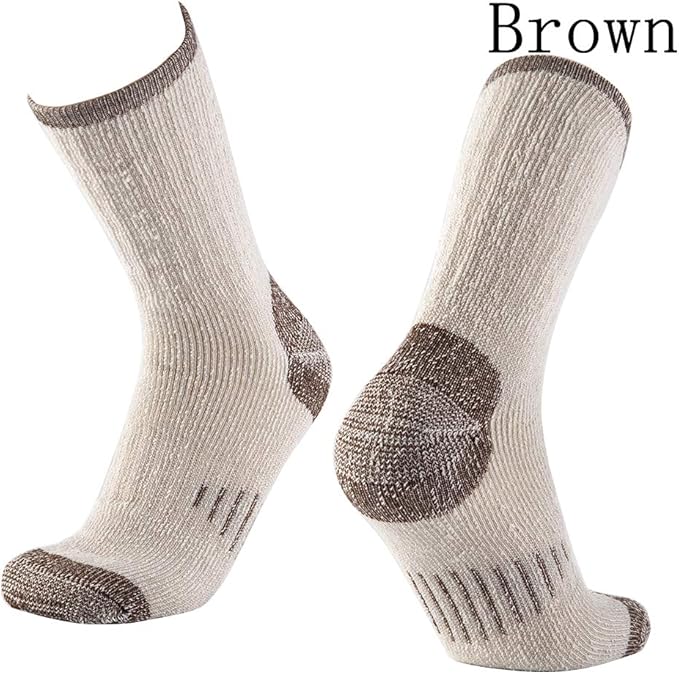 Merino Wool Men Crew Socks Warm Socks Athletic Socks for Men, Suitable for Hiking,Trekking,Camping …