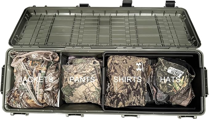 MTM MGC - The Mule Mobile Gear Crate, Water-Resistant, Stackable, Holds 75lbs of Gear, USA Made, Army Green