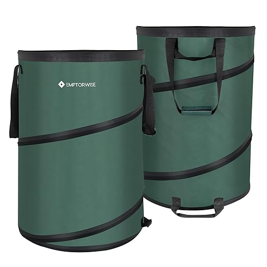 2-Pack Collapsible Pop up Trash Cans, Camping and RV Accessories for Inside & Outside, Camper Gear, Tent Essentials, Recycle Can, Travel & Trailer Must-Haves, Garbage Bin and Cool Stuff