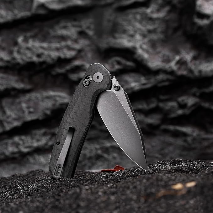Crossbar Lock Folding Knives, 3.34” 14C28N EDC Knife for Men, Pocket Knife with Clip,Thumb Studs,G10 Handle,Outdoor Camping,Hornet-CG