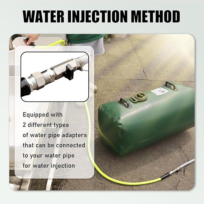 Drinking Water Storage Container,100 Gallon Portable Water Storage Bladder, RV Foldable Water Tank, Can Be Used For Storing Drinking Water, Camping, Traveling, Wilderness Survival Patrols, Etc.