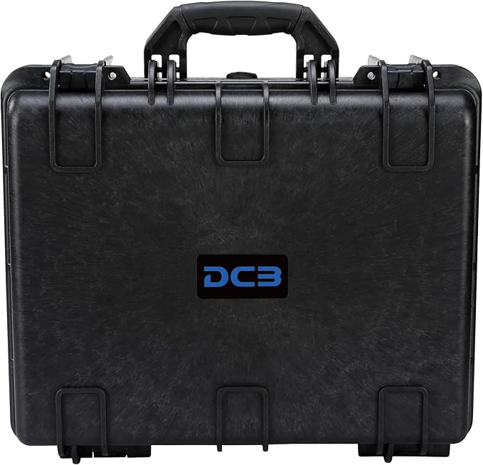 DCB Cases - Element 4795F | 19 x 16 x 9 Ext Dim | IP67 Waterproof | Pluck Foam Insert | Rubberized Grips | Resin-Reinforced Injection Molded Plastic | 4 Latch Lid Close