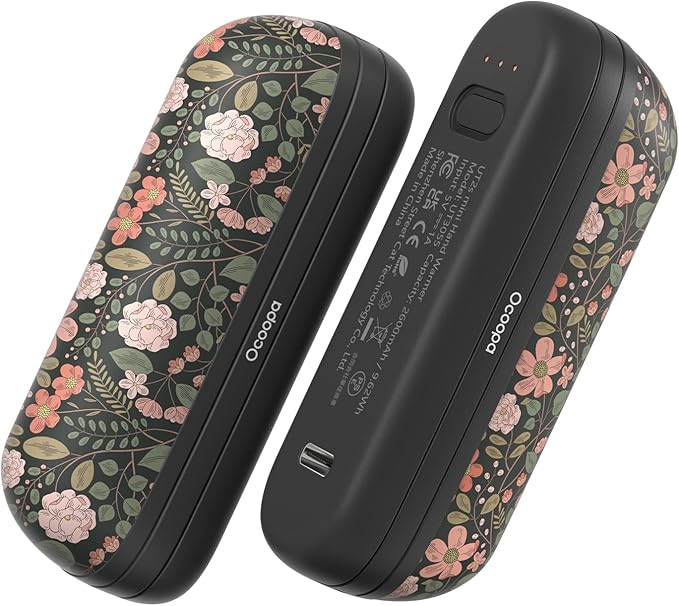 OCOOPA 2 in 1 Magnetic Rechargeable Hand Warmers, UT2s Mini Electric Handwarmers 2 Pack, Split USB-C, Reusable Portable Pocket Heater, Raynauds, Golf, Christmas, Tech Gifts for Women Men