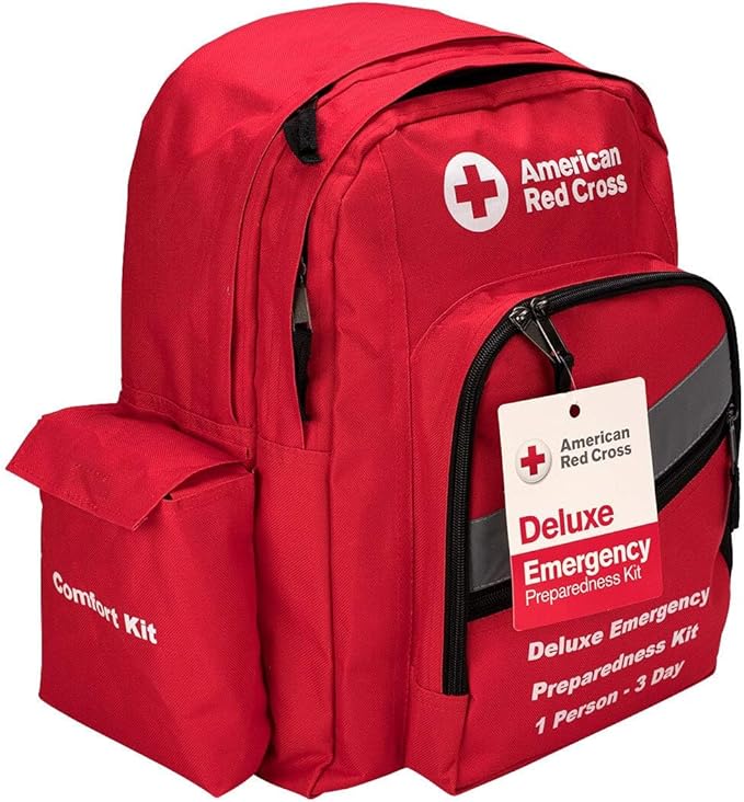 Officially Licensed Product | 3-Day Emergency Preparedness Deluxe Backpack | 72 Hour Survival Supplies for 1 Person | Water, Phone Charger, Blanket, Food
