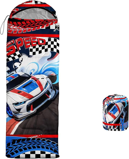 Print sleeping bag,sleeping bags,Outdoor Camping Sleeping Bag,Suitable For Children Boys And Girls Portable,Waterproof,Compact And Lightweight,Great For Outdoor Camping,Backpacking And Hiking