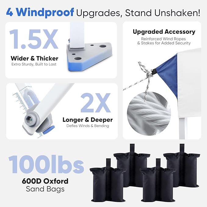Sekey 10x10 Pop Up Canopy with One Push Setup-Easy Up Canopy with 99% UV Blocking - Instant Outdoor Sun Shade for Events, Parties, Camping- Commercial Gazebo with Weight Bags,Wind Proof&Waterproof