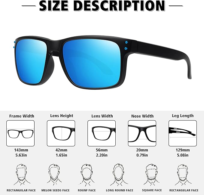 MEETSUN Polarized Sunglasses for Men Women Sports Driving Fishing Glasses UV400 Protection