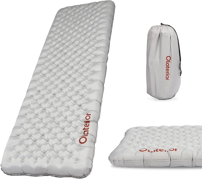 28oz Ultralight Sleeping Pad, 7.2 R Insulated Inflatable Sleeping Pad, Lightweight Sleeping Mat for Camping, Hiking, Backpacking, Climbing with Inflatable Bag, (70.9 × 23.6in) Regular
