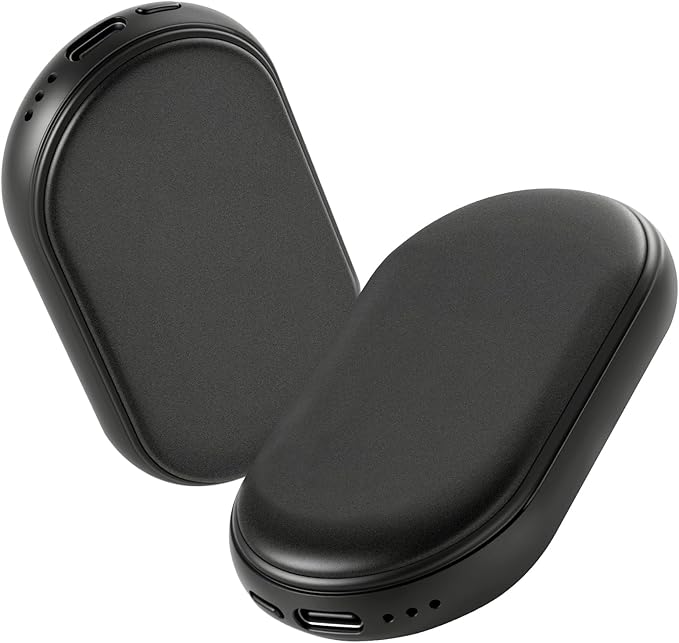 Magnetic Hand Warmers Rechargeable 2 Pack AI Smart Chips 3 Heat Settings Fast Heating, Portable Pocket Heater, Up to 8Hrs Warmth, Travel Essentials for Outdoor Camping, Gifts for Women Men