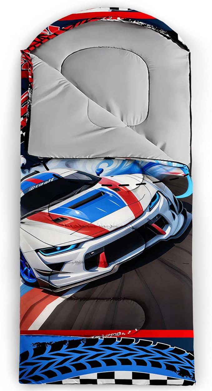 Print sleeping bag,sleeping bags,Outdoor Camping Sleeping Bag,Suitable For Children Boys And Girls Portable,Waterproof,Compact And Lightweight,Great For Outdoor Camping,Backpacking And Hiking
