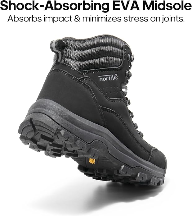 NORTIV 8 Women's Hiking Boots Waterproof Trekking Camping Trail Backpacking Boots for Outdoor