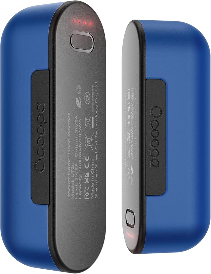 OCOOPA Hand Warmers Rechargeable 2 Pack, Magnetic Electric Handwarmer, 4 Levels Heat Up to 136℉, USB-C Portable Charger 10000mAh, Raynauds, Golf, Tech Gifts for Men, UT2s(MagTwins)