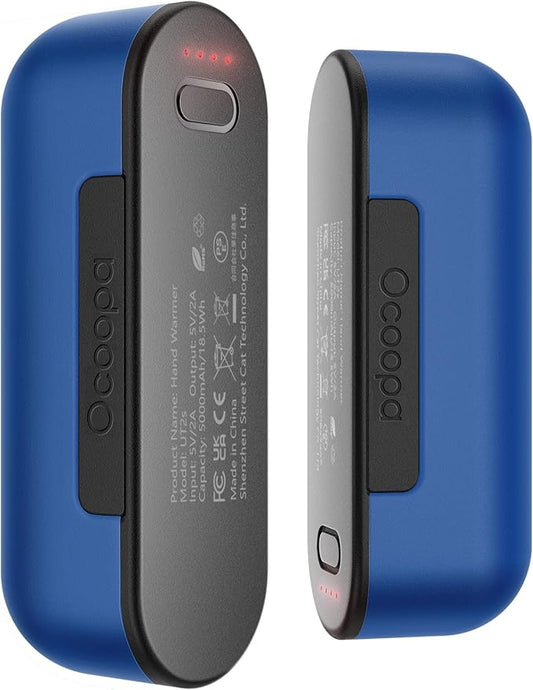 OCOOPA Hand Warmers Rechargeable 2 Pack, Magnetic Electric Handwarmer, 4 Levels Heat Up to 136℉, USB-C Portable Charger 10000mAh, Raynauds, Golf, Tech Gifts for Men, UT2s(MagTwins)