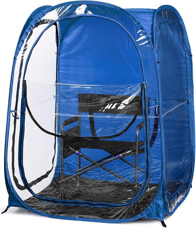 WeatherPod® The Original Shark Tank MyPod™ 1-2 Person Pop-Up Pod - Stay Warm, Dry, and Out of The Sun - Weather Pod for Sports, Rain, or Wind