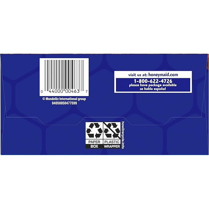 HONEY MAID Graham Crackers, Lunch Snacks, Bulk Snacks, 12 - 14.4 oz Boxes