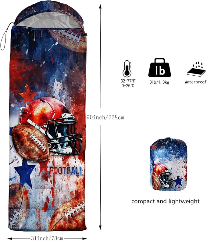 Kids Sleeping Bag for Boys Girls,Checkerboard Cat Print-Lightweight Warm Portable Outdoor Indoor-Waterproof Cold Weather Resistant Sleeping Bag for Camping Hiking