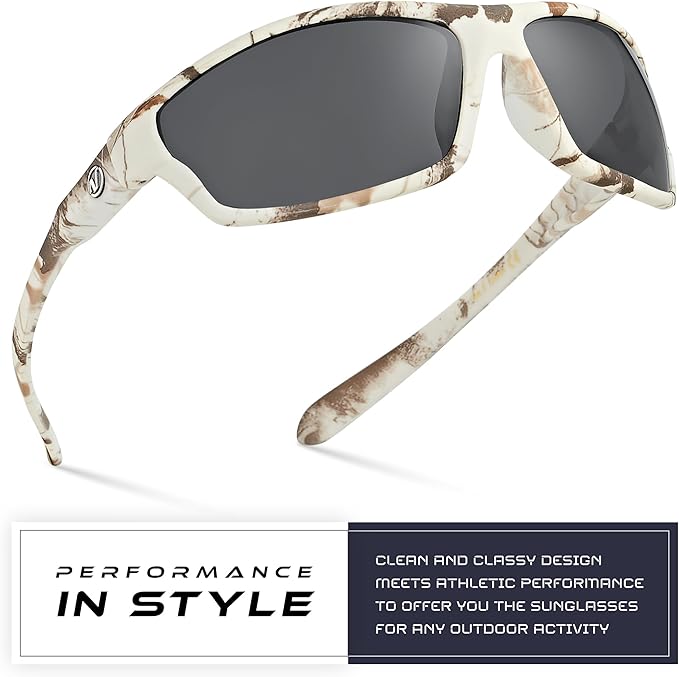 Nitrogen Polarized Wrap Around Sport Sunglasses for Men Women UV400 Driving Fishing Running Sun Glasses