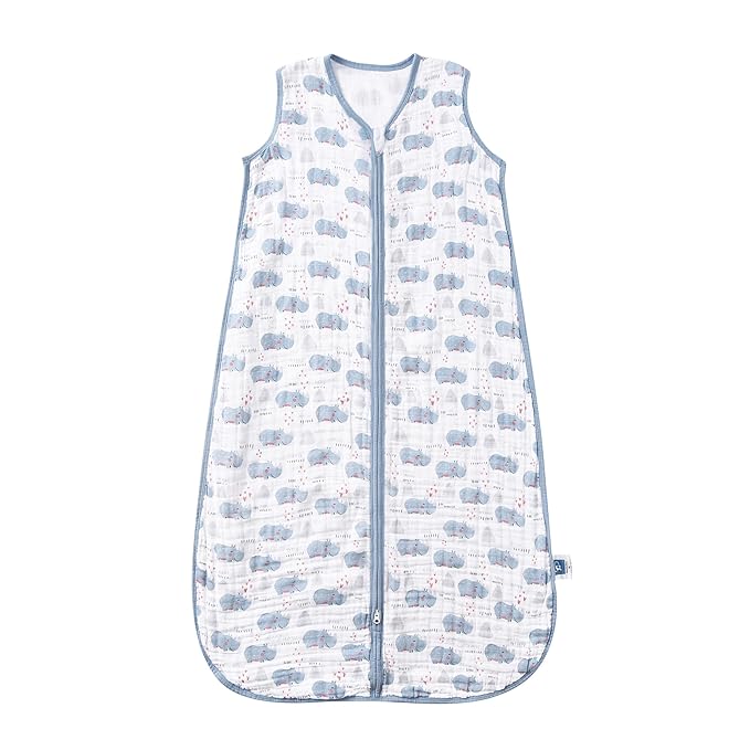 Baby Sleep Sack 6-12 Months Wearable Blanket for Babies 100% Organic Cotton 2-Way Zipper YKK 0.5 TOG Toddler Sleeping Sacks