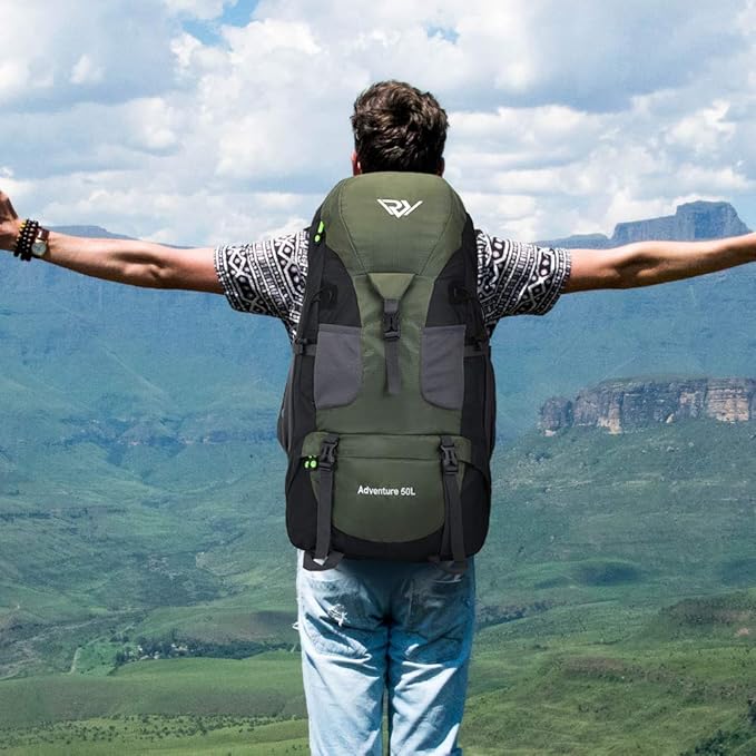 Hiking Backpack, 50l Camping Lightweight Bag for Outdoor