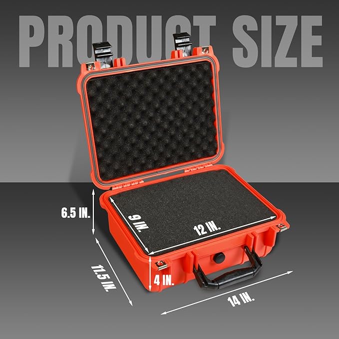 14x 11.5x 6.5 Inch Hard Case