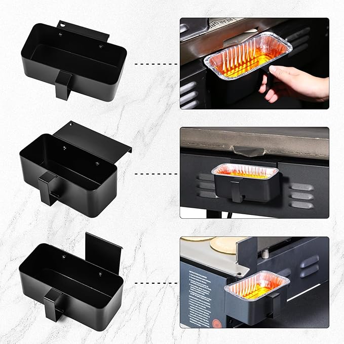 Uniflasy Grease Catcher Drip Cup for Blackstone Griddle 17, 22, 28, 30, 36 inch, 20 Pack Grease Cup Liners, Grease Tray Cup Accessories for Blackstone Flat Top Grill, Disposable Foil Drip Pan