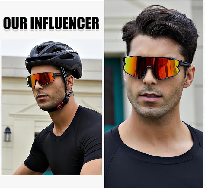 DUCO Sports Polarized Sunglasses for Men Women Running Sunglasses Fishing Cycling Baseball Glasses UV400 Protection DC0023