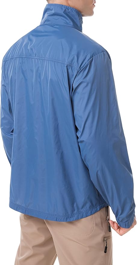TRAILSIDE SUPPLY CO. Mens Windbreaker Jackets Lightweight Packable Jacket,Windproof and Dustproof