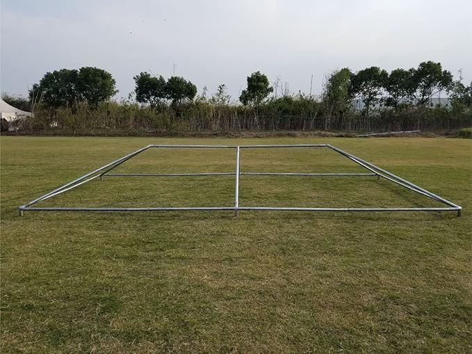 Party Tents Direct 10'x20' Weekender West Coast Tent Frame Party Tent (Blue/White) PVC Top with Storage Bag - Tents for Parties, Weddings, Birthdays, Banquets, Fiestas, Workshop, Outdoor Event
