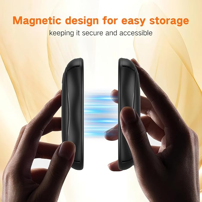 Hand Warmers Rechargeable, Electric Hand Warmers 2 Pack with Smart Chips Long Safe Heat, Portable Pocket Heater,Gifts for Christmas,Golf,Camping,Hunting, Stocking Stuffers