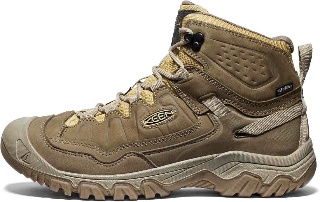 KEEN Men's Targhee 4 Mid Height Durable Comfortable Waterproof Hiking Boots