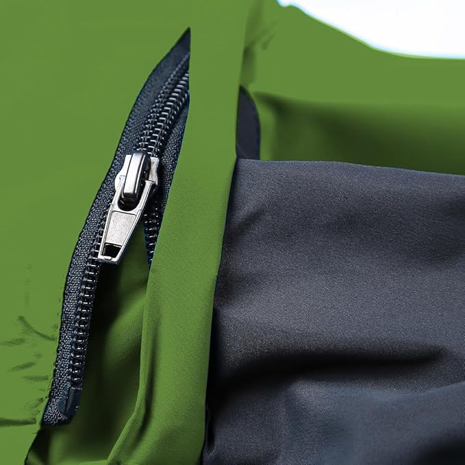 Women's Hooded Waterproof Rain Jacket Windproof Windbreaker Outdoor Raincoats for Gardening Hiking