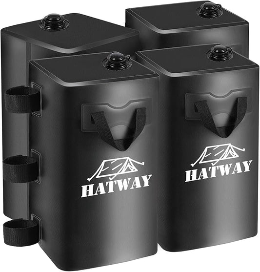 Canopy Weights,176 LBS Water Bag Set of 4 Leg Weights for Pop Up Canopy,Gazebo,Canopies,Tent-4 * 20L-Black