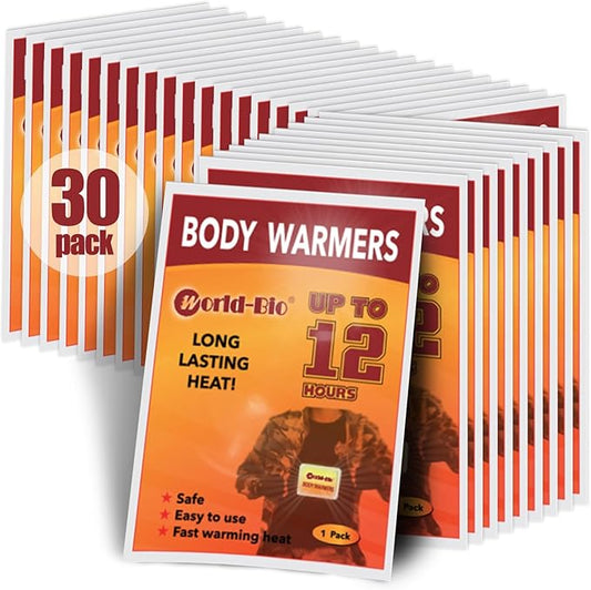 MR.ICE 7/14/20/40 Packs Body Warmers Large Pads for Women Men Kids, with Adhesive Backing Gives 12 Hours Warm (5.1" x 3.7"), Big Heat Sticker for Camping Hiking