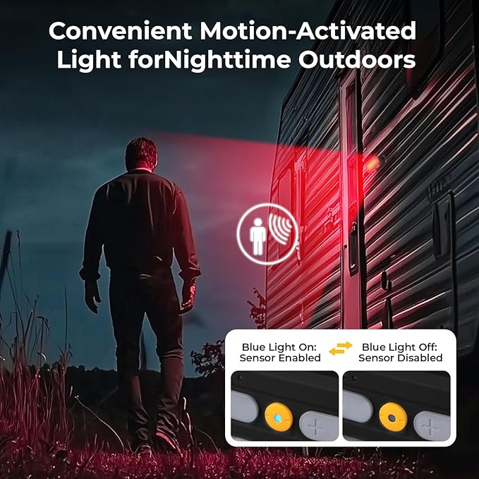 BougeRV Movable Area Light, Rechargeable Camping Lantern, 3200mAh Portable Camping Light, IP65 Waterproof, Camp Lamp for Tent, Emergency, Outdoor