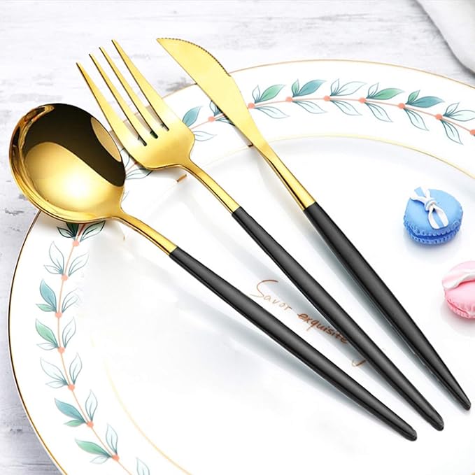 Reusable Utensils Set With Case, Reusable Travel Flatware,Travel Silverware Set With Case ,Reusable Travel Flatware For Home Office School Camping