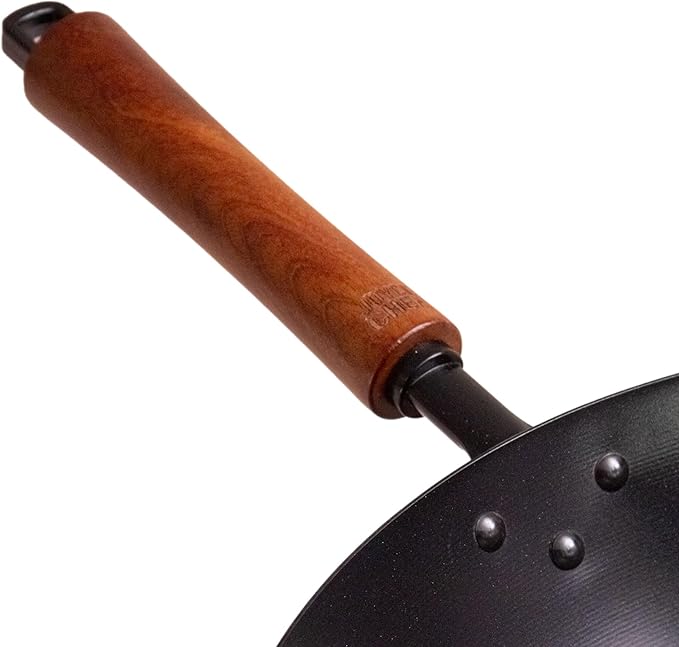 JOYCE CHEN Classic Series 12-Inch Ceramic Nonstick Carbon Steel Stir Fry Pan