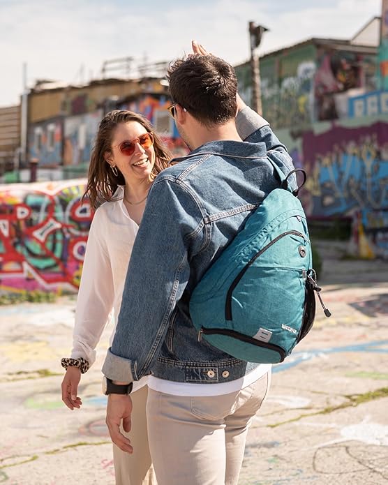 WATERFLY Large Crossbody Sling Bag: Over Shoulder Backpack Daypack Casual Cross Chest Side Pack