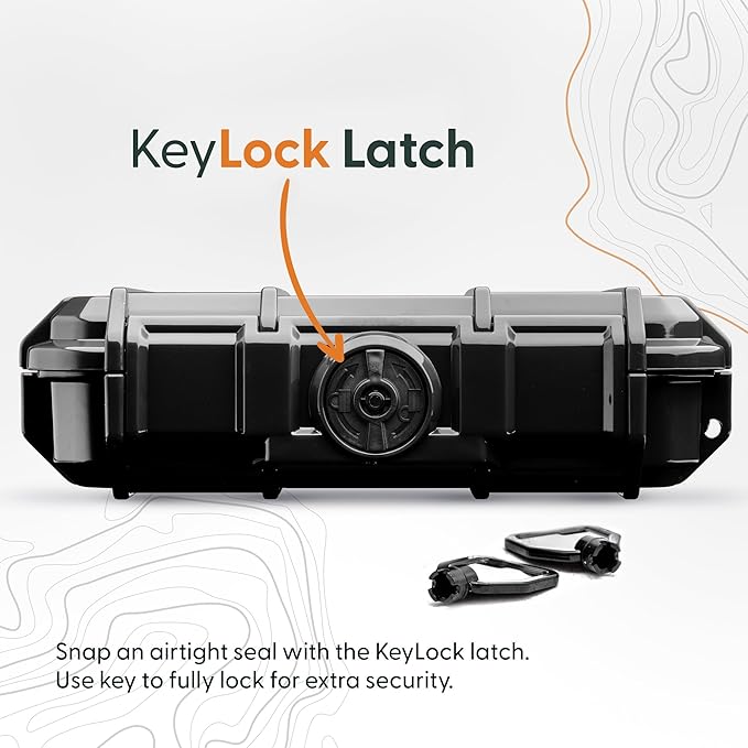 Evergreen ToughBox Tech Organizer – For Camera, Cables, Hard Drives, Compatible with GoPro etc. (Medium, Rubber Boot, Black)