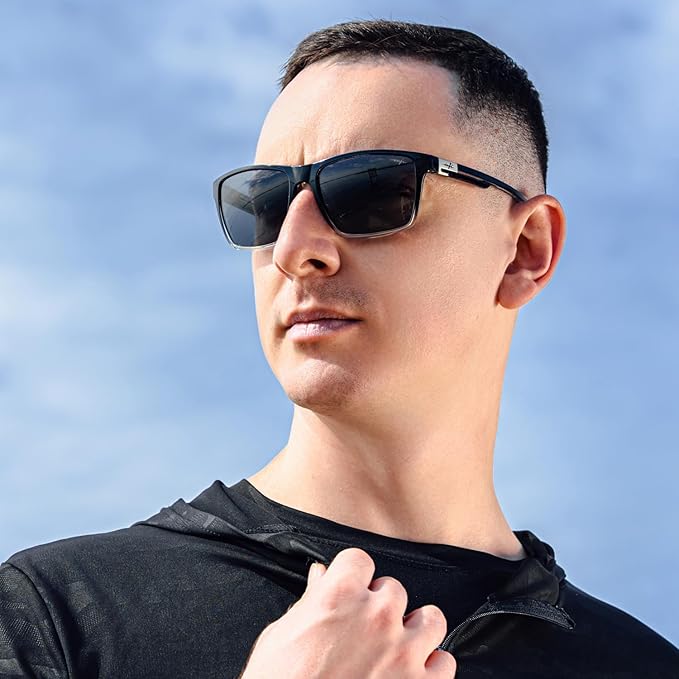 INFI Fishing Polarized Sunglasses for Men Driving Running Golf Sports Glasses Square UV Protection Designer Style Unisex