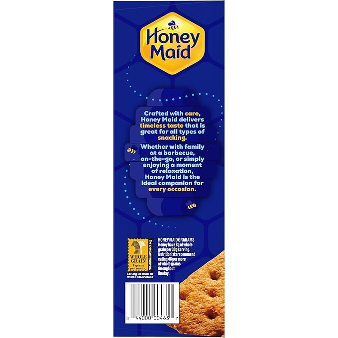 HONEY MAID Graham Crackers, Lunch Snacks, Bulk Snacks, 12 - 14.4 oz Boxes