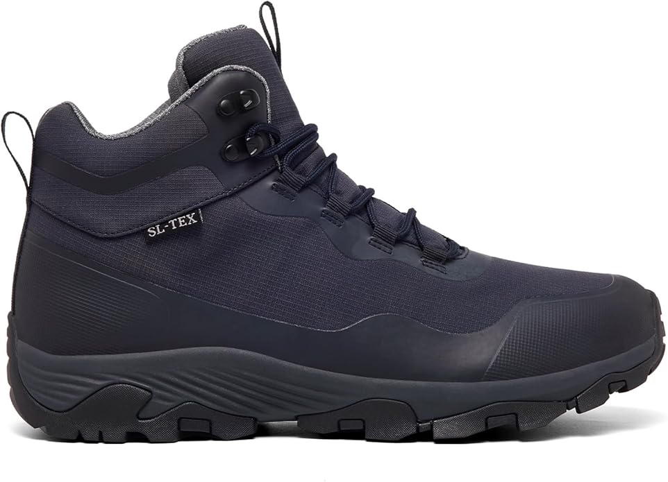 SHULOOK Men's Waterproof Hiking Boots Outdoor Lightweight Breathable Trekking Camping Mountaineering Shoes