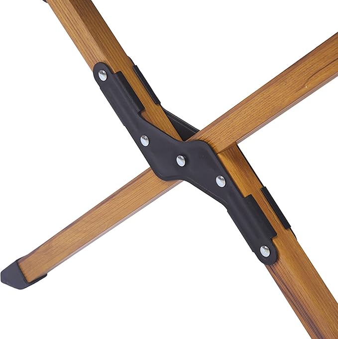 2FT Folding Camping Table, Small Lightweight Picnic Table with Roll Up Table Top, Aluminum Foldable Outdoor Table with X-Shaped Frame, Square Portable Table for Beach, Party, Patio, Outside (Brown)
