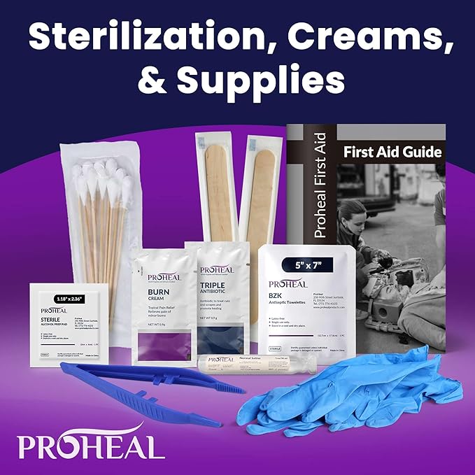 50 Person OSHA Compliant First Aid Kit for Businesses, Vehicles, Trucks, Construction Site - Type III, ANSI Class A Emergency Kit - 197 Piece Essential First Aid Supplies