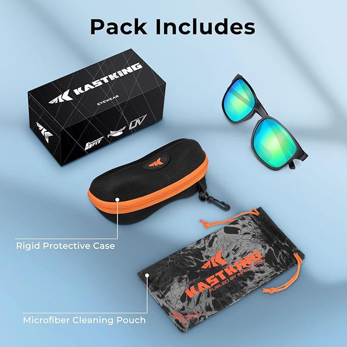 KastKing Pecos Bifocal Polarized Sunglasses, Bi-Focal x1.5 x2.0 x2.5 Magnifications, Sport Reader Sunglasses, UV Protection