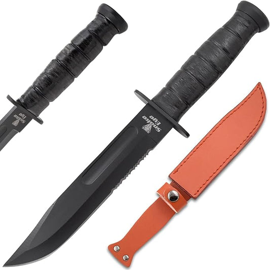 Snake Eye Tactical Heavy Duty Fixed Blade-Hunting Camping & Outdoor Knife (BKSB)